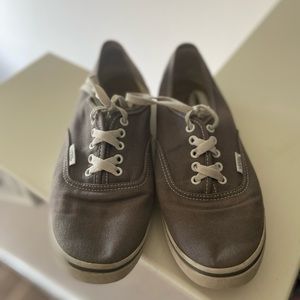Grey Vans. Woman’s size 9